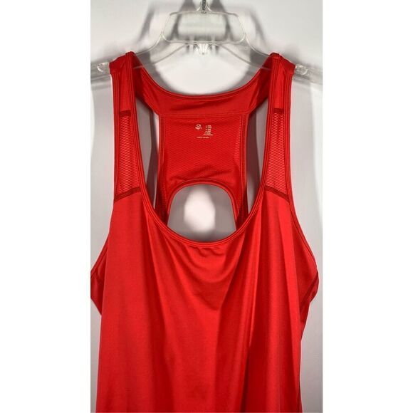 GapFit Women's Pullover Straight Hem Scoop Neck Open Back Tank Top Red Size XXL - Picture 1 of 8